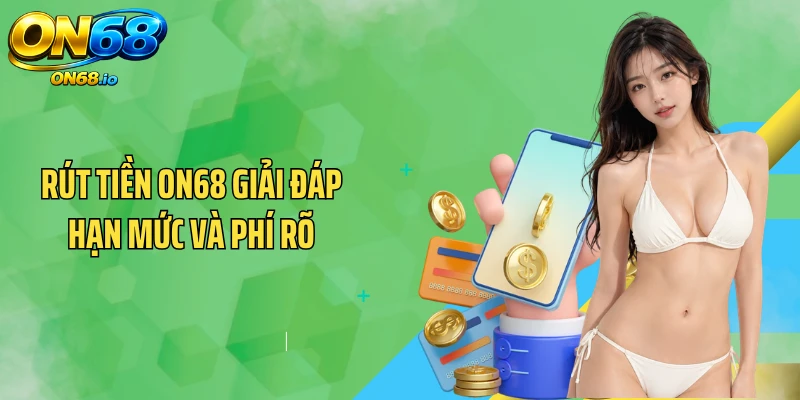 Rút tiền ON68 giải đáp hạn mức và phí rõ