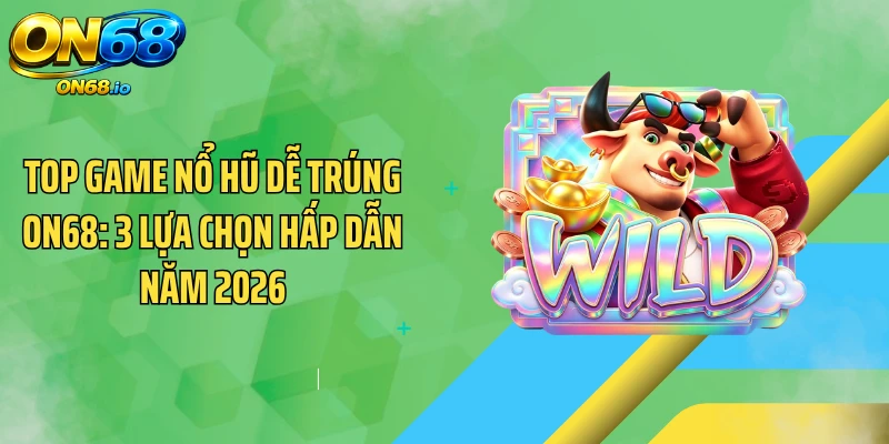 Top Game Nổ Hũ Dễ Trúng ON68: 3 Lựa Chọn Hấp Dẫn Năm 2026